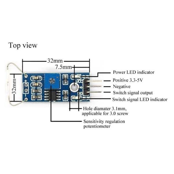 Módulo Reed Switch Interruptor Magnético